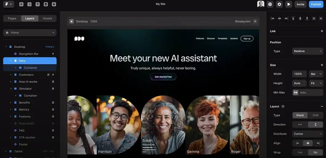 AI Tools to Build Websites & Landing Pages